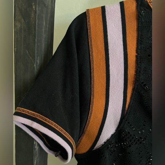 We the Free Black Lace T shirt, size S - Picture 2 of 8